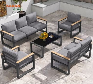 Sofa sắt ngoài trời tiện ích và bền lâu - SST 005