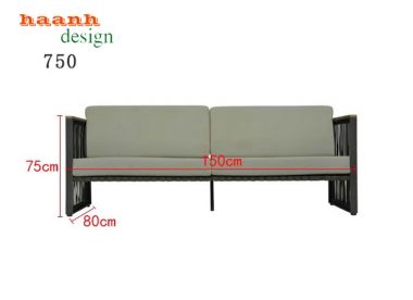 Sofa sắt sơn tĩnh điện ngoài trời công năng tiện ích SST 004