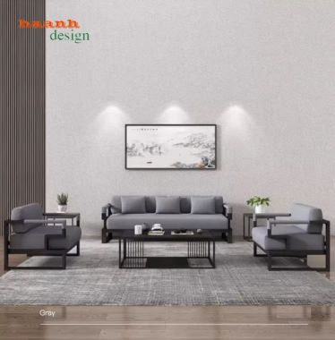 Bàn ghế sofa sắt phòng khách đẹp hiện đại giá tốt 2026-SFS 012