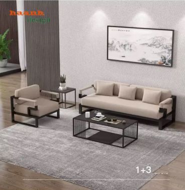 Bàn ghế sofa sắt phòng khách đẹp hiện đại giá tốt 2026-SFS 012