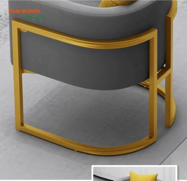 Sofa sắt phòng khách hiện đại dáng bo cong - SFS 013