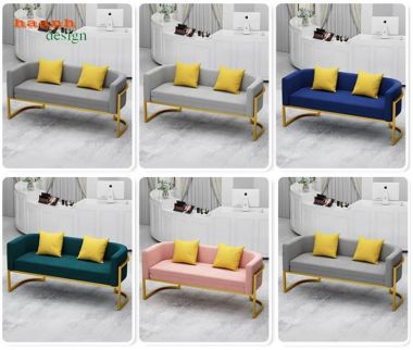 Sofa sắt phòng khách hiện đại dáng bo cong - SFS 013