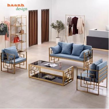 Sofa sắt sơn tĩnh điện phòng khách gia đình hiện đại SFS 003