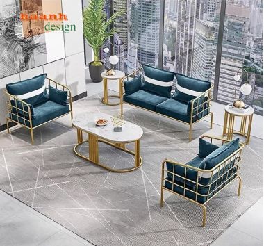 Sofa sắt phòng khách - Sự lựa chọn cho phòng khách hiện đại-SFS 006