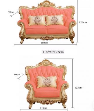 Bàn ghế sofa tân cổ điển cao cấp – Sang trọng chuẩn Châu Âu-SFC 010