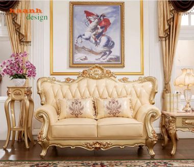 Bàn ghế sofa tân cổ điển cao cấp – Sang trọng chuẩn Châu Âu-SFC 010