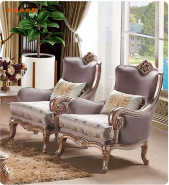 Bộ sofa tân cổ điển châu Âu sang trọng cho phòng khách - SFC 011