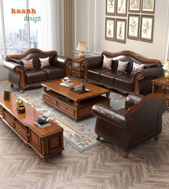 Nâng tầm đẳng cấp với sofa phong cách tân cổ điển Năm 2024-FSC 006