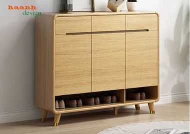 Tủ giầy dép gỗ công nghiệp bo góc hiện đại - TDC 009
