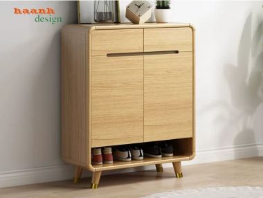 Tủ giầy dép gỗ công nghiệp bo góc hiện đại - TDC 009