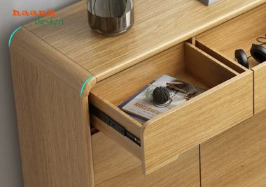 Tủ giầy dép gỗ công nghiệp bo góc hiện đại - TDC 009