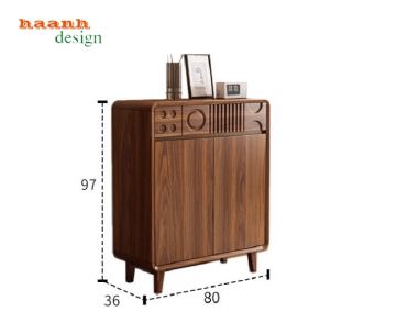 Tủ để giày dép bằng gỗ hiện đại chất lượng cao, giá tốt-TDC 007