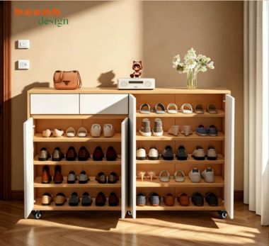 Tủ giày gỗ công nghiệp tiện dụng cho gia đình TDC001
