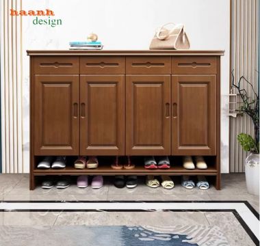 Mẫu tủ giày dép bằng gỗ sang trọng xu hướng 2026-TGH 013