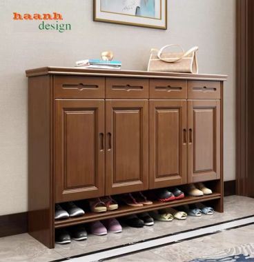 Mẫu tủ giày dép bằng gỗ sang trọng xu hướng 2026-TGH 013