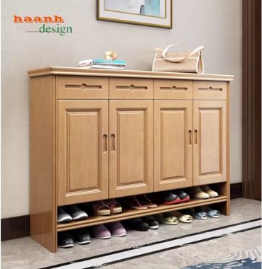 Mẫu tủ giày dép bằng gỗ sang trọng xu hướng 2026-TGH 013