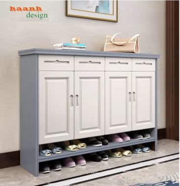 Mẫu tủ giày dép bằng gỗ sang trọng xu hướng 2026-TGH 013