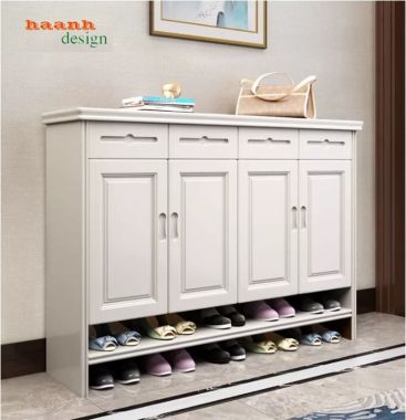 Mẫu tủ giày dép bằng gỗ sang trọng xu hướng 2026-TGH 013