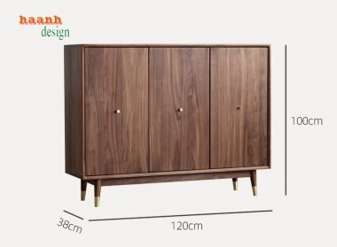 Tinh tế tủ đựng giày dép bằng gỗ tự nhiên cho không gian sống-TGH 004