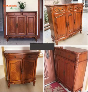 Tủ giày dép tân cổ điển nhiều kiểu dáng - TGT 006