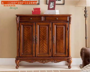 Tủ giày dép tân cổ điển nhiều kiểu dáng - TGT 006