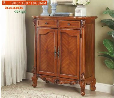 Tủ giày dép tân cổ điển nhiều kiểu dáng - TGT 006