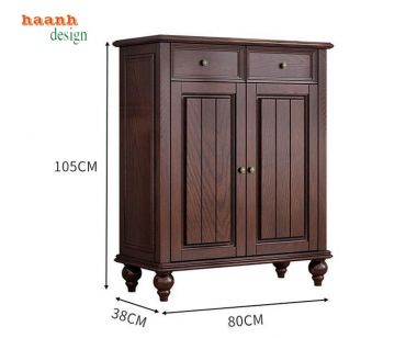 Tủ giày dép tân cổ điển phong cách châu âu -TGT 002