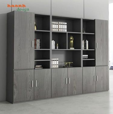 Tủ hồ sơ gỗ công nghiệp nhiều khoang cho văn phòng - THS 006