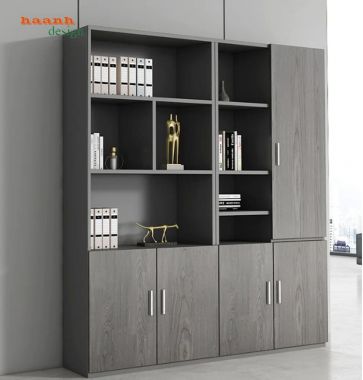 Tủ hồ sơ gỗ công nghiệp nhiều khoang cho văn phòng - THS 006