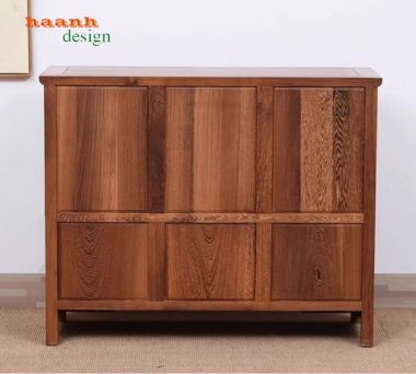 Tủ lưu trữ gỗ giả cổ bền đẹp – giải pháp tối ưu phòng bếp-TCD 002