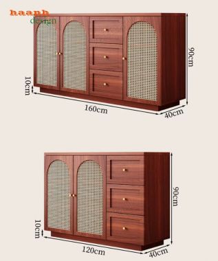 Tủ Đựng Đồ Nhà Bếp Cánh Mây – Giải Pháp Lưu Trữ Tiện Nghi-TDN 004