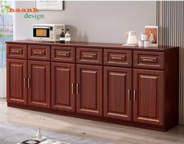 Top mẫu tủ gỗ đựng đồ nhà bếp đẹp sang trọng hiện nay-TLT 011