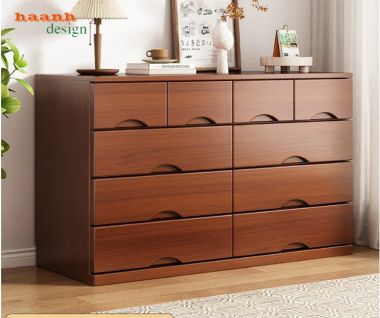 Tủ Gỗ Ngăn Kéo Hiện Đại Cho Phòng Ngủ Gia Đình-TNK 005