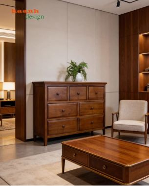 Tủ kéo đựng quần áo cao cấp cho phòng ngủ gia đình-TNG 009
