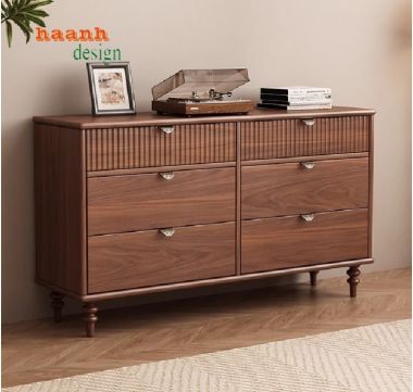 Mẫu tủ ngăn kéo gỗ tân cổ điển đẹp nhất hiện nay-TNT 005