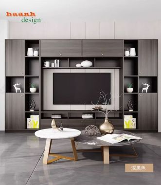 Mẫu tủ tường gỗ công nghiệp đẹp, bền, giá tốt 2025-TPK 005