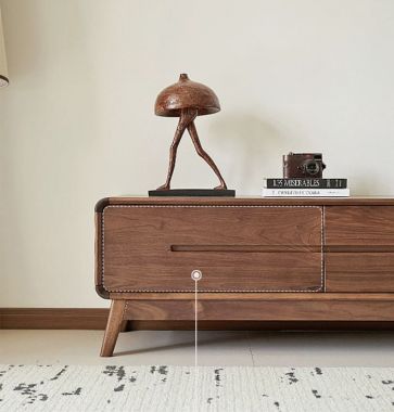 Mẫu Tủ Kệ Tivi Phòng Khách Gỗ Óc Chó Sang Trọng-TPK 017