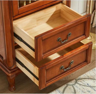 Tủ phòng khách cổ điển đẹp sang trọng chuẩn châu Âu-TCC 018
