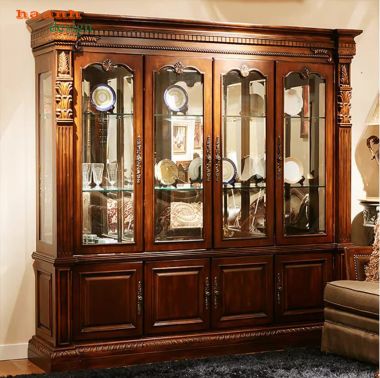 Mẫu tủ rượu tân cổ điển đẹp phong cách châu Âu-TCC 013