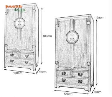 Chọn lựa tủ quần áo gỗ tự nhiên cho gia đình bạn-TAG 003