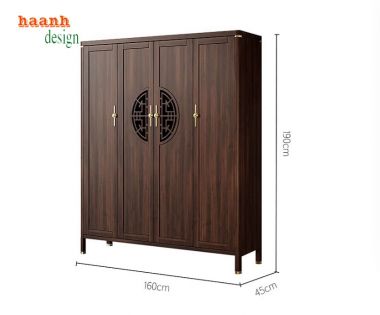 Giá trị nghệ thuật của tủ quần áo giả cổ á đông-TAG 006