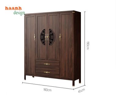 Giá trị nghệ thuật của tủ quần áo giả cổ á đông-TAG 006