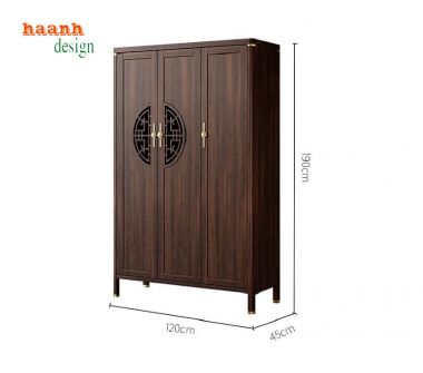 Giá trị nghệ thuật của tủ quần áo giả cổ á đông-TAG 006