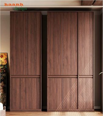 Tủ Quần Áo Gỗ Óc Chó Cao Cấp Thiết Kế Hiện Đại Tiện Nghi-TAH 013