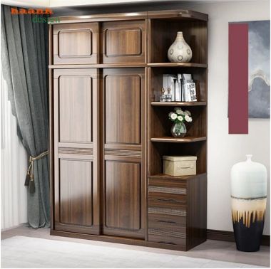 Tủ quần áo gỗ óc chó-TAH 015