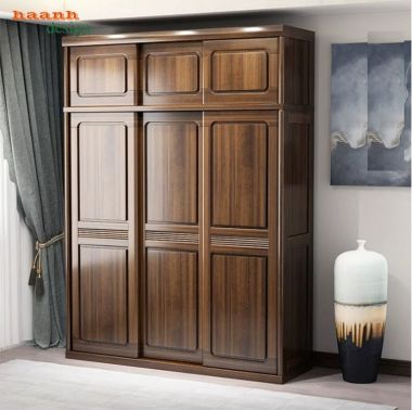 Tủ quần áo gỗ óc chó-TAH 015
