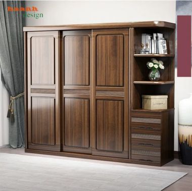 Tủ quần áo gỗ óc chó-TAH 015