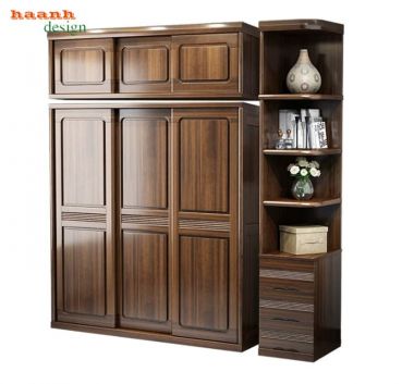 Tủ quần áo gỗ óc chó-TAH 015