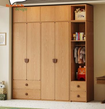 Tủ quần áo trẻ em gỗ công nghiệp nhiều khoang - TEE 007