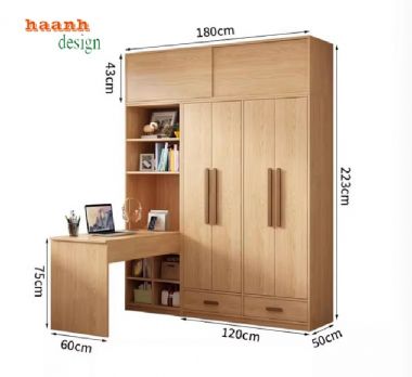 Top mẫu tủ quần áo trẻ em hiện đại đáng mua nhất 2025-TEE 005